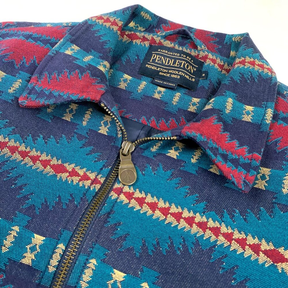 Pendleton Southwestern Bomber Jacket Men’s Small … - image 3
